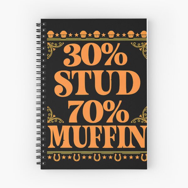Item preview, Funny Stud Muffin Percentage Humor  designed and sold by ALYGADesign.