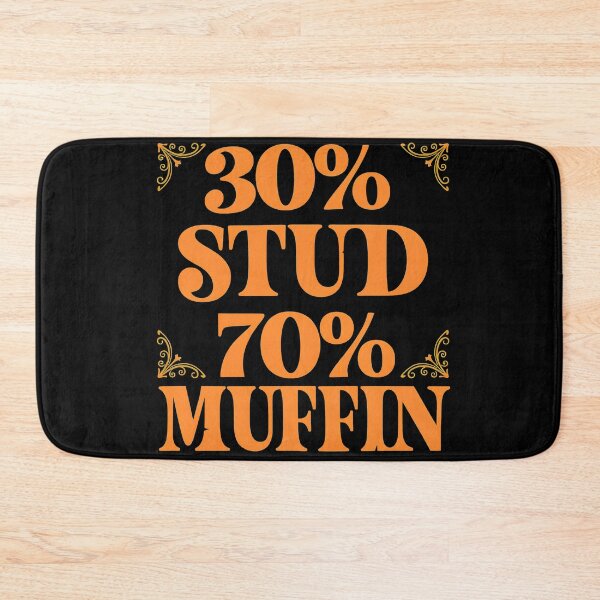 Item preview, Funny Stud Muffin Percentage Humor  designed and sold by ALYGADesign.