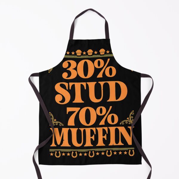Item preview, Funny Stud Muffin Percentage Humor designed and sold by ALYGADesign.