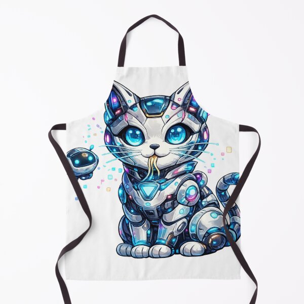 Item preview, AI Cat | Futuristic Cyber Kitty Design designed and sold by VasiArtLab.
