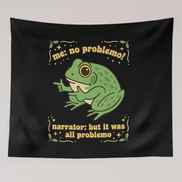 Item preview, No Problemo Frog Meme Humor  designed and sold by ALYGADesign.