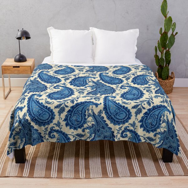 Item preview, Blue Persian Paisley Pattern designed and sold by jessypaul027.