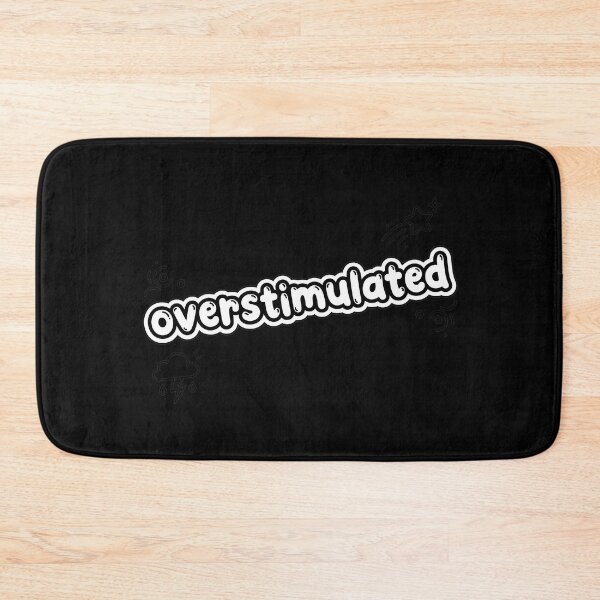 Item preview, Overstimulated Text With Sparkle Minimalist  designed and sold by ALYGADesign.