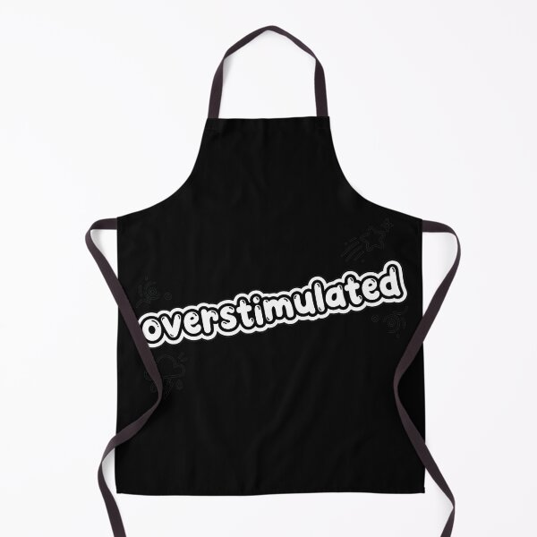 Item preview, Overstimulated Text With Sparkle Minimalist designed and sold by ALYGADesign.