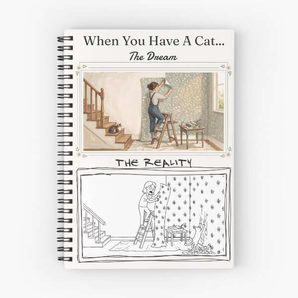 Item preview, Renovations: When You Have A Cat designed and sold by PearlMoonPrints.