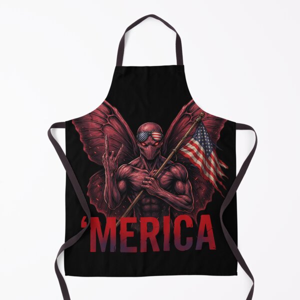 Item preview, : 'Merica Mothman Patriotic Tee designed and sold by DarylWelsh2024.