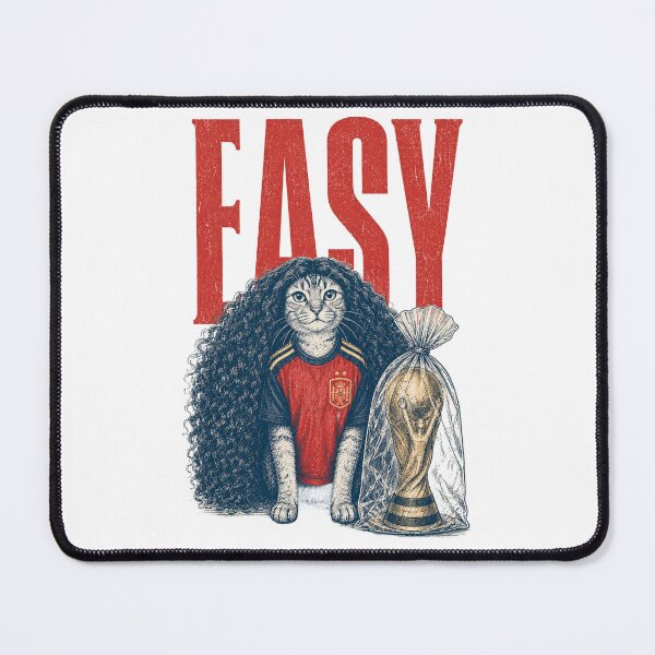 Item preview, Marc Cucurella Spain Cat Meme Funny Soccer Easy Football designed and sold by darkdotsdesigns.
