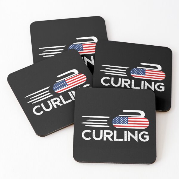 Item preview, Curling Funny designed and sold by goombi-creative.
