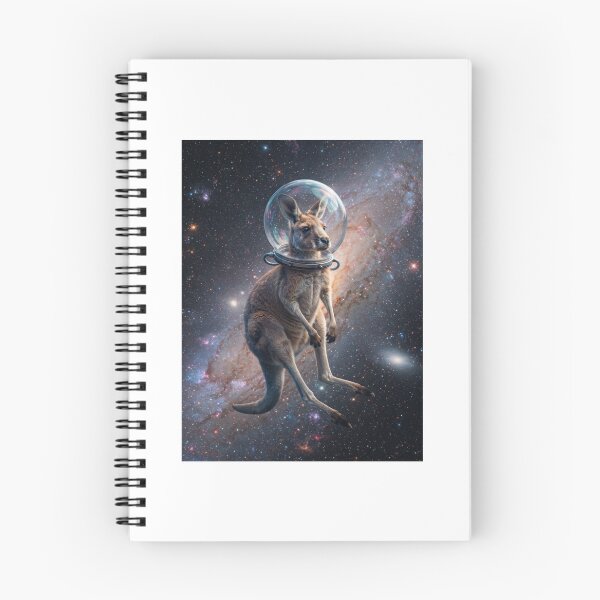 Item preview, Kangaroo astronaut Galaxy Birthday Party Hat Happy Balloons designed and sold by CheeseBlueprint.