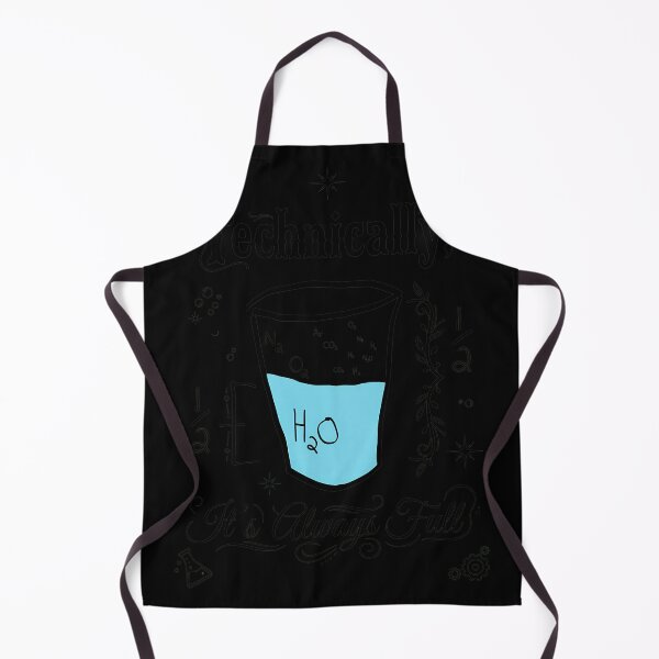 Item preview, Technically Always Full Chemistry Water Glass designed and sold by WhimsyWephy.