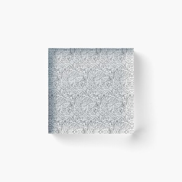 Item preview, Black and White Speckled Abstract Pattern Illustration designed and sold by BetweenForms.