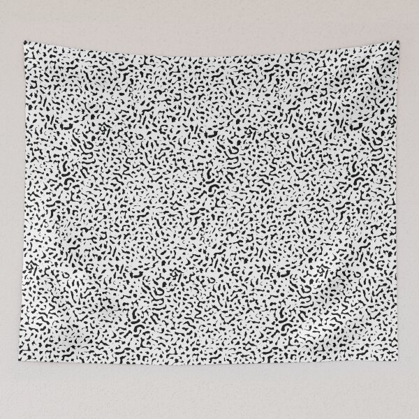 Item preview, Black and White Speckled Abstract Pattern Illustration designed and sold by BetweenForms.