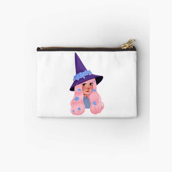 Item preview, Magical Girl With A Hat Cute Pastel Witch Floral Design designed and sold by Hiimnotlara.