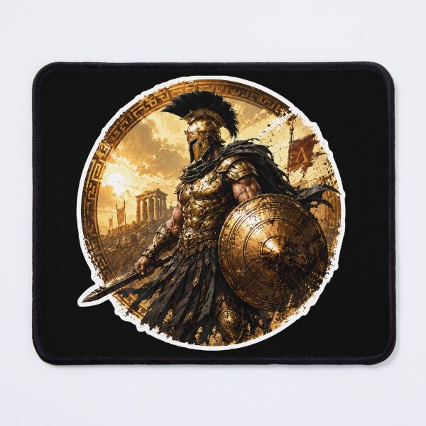 Item preview, Ancient greek warrior spartan designed and sold by SMARTKIT DESIGNAGENCY.