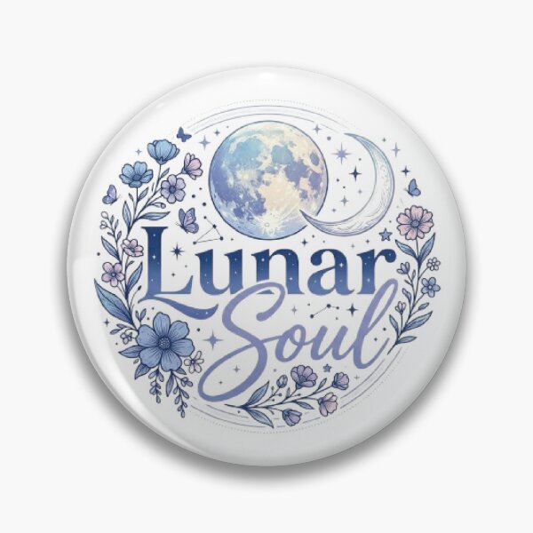 Item preview, Lunar Soul | Celestial Moon & Wildflower Dreamy Typography T-Shirt designed and sold by Faisal  Shah.