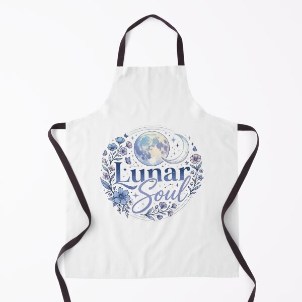 Item preview, Lunar Soul | Celestial Moon & Wildflower Dreamy Typography T-Shirt designed and sold by Faisal  Shah.