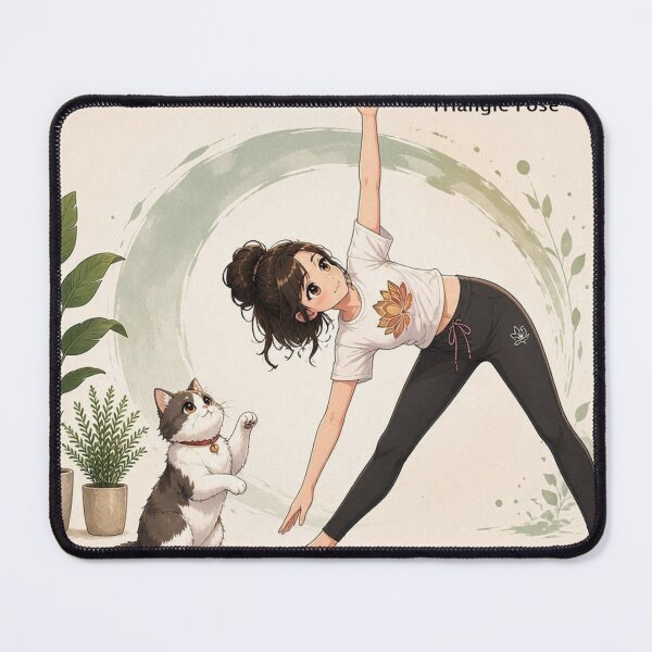 Item preview, Trikonasana - Triangle Pose designed and sold by dawnlotus.