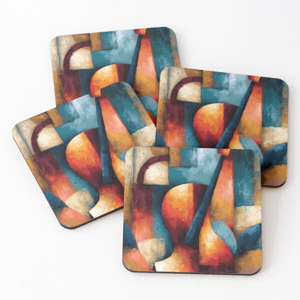 Item preview, Neo-Sōsaku Hanga Modernism No. 04 – Biwa Harmony designed and sold by Moisky Art.