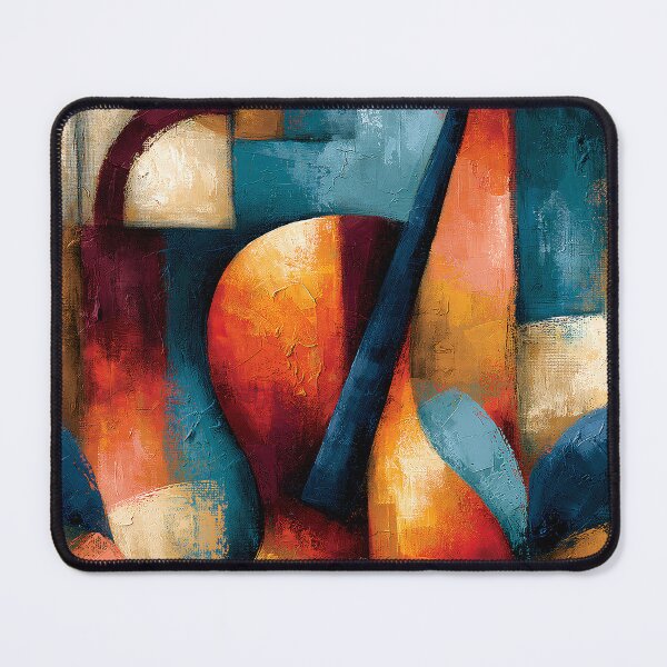 Item preview, Neo-Sōsaku Hanga Modernism No. 04 – Biwa Harmony designed and sold by Moisky Art.