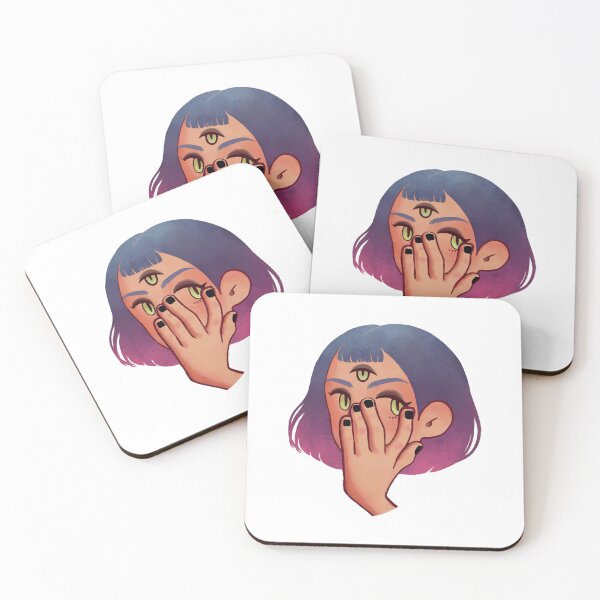 Item preview, Magic Girl Cute Three Eyed Wiccan Witch Anime designed and sold by Hiimnotlara.