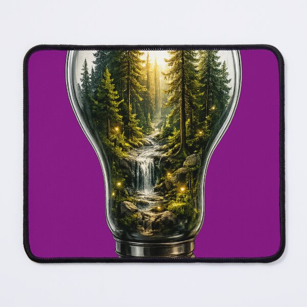 Item preview, Forest in a Bulb | Magical Nature Terrarium Design designed and sold by VasiArtLab.