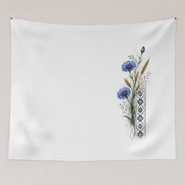 Item preview, Vintage Botanical Wildflower Folk Art designed and sold by PetalGarden.
