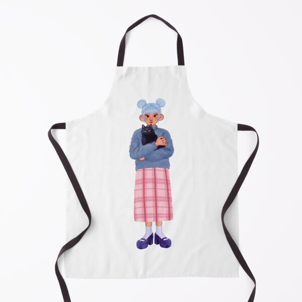 Item preview, Magical Girl With A Cat Cute Anime Witch Pigtails Uniform designed and sold by Hiimnotlara.