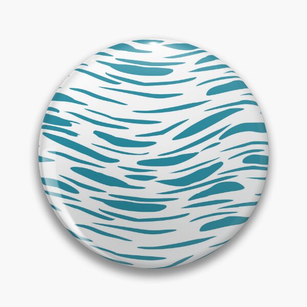 Item preview, Teal Abstract Waves Brushstroke Pattern designed and sold by BetweenForms.