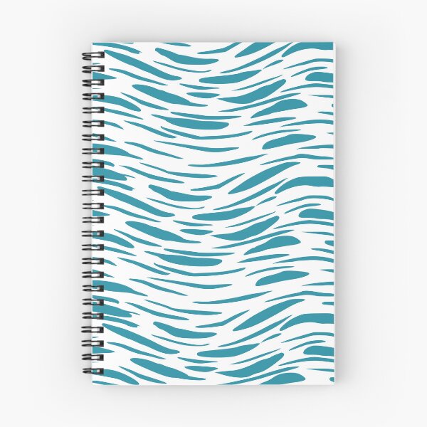 Item preview, Teal Abstract Waves Brushstroke Pattern designed and sold by BetweenForms.