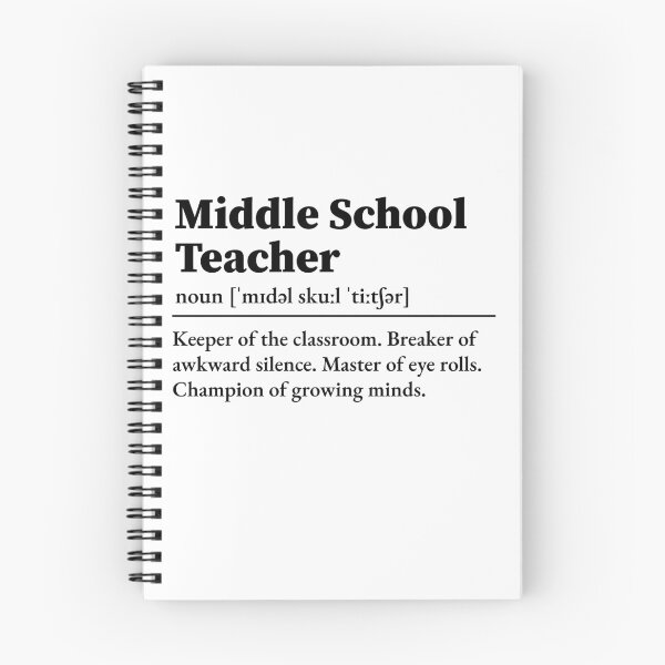 Item preview, Middle School Teacher Definition  designed and sold by LounisArt.