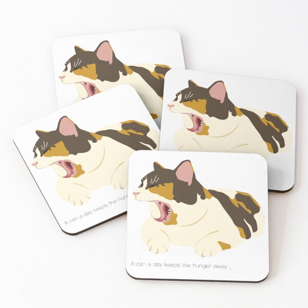Item preview, The cocky CorianderCat wants to eat. designed and sold by CorianderCat.