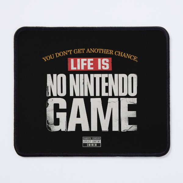 Item preview, Life Is No Nintendo Game Eminem - Red Stencil Label Quote designed and sold by Enea Kelo.