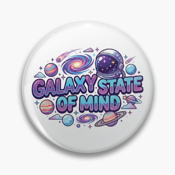 Item preview, Galaxy State Of Mind | Colorful Cosmic Space Typography T-Shirt with Planets & Stars designed and sold by Faisal  Shah.