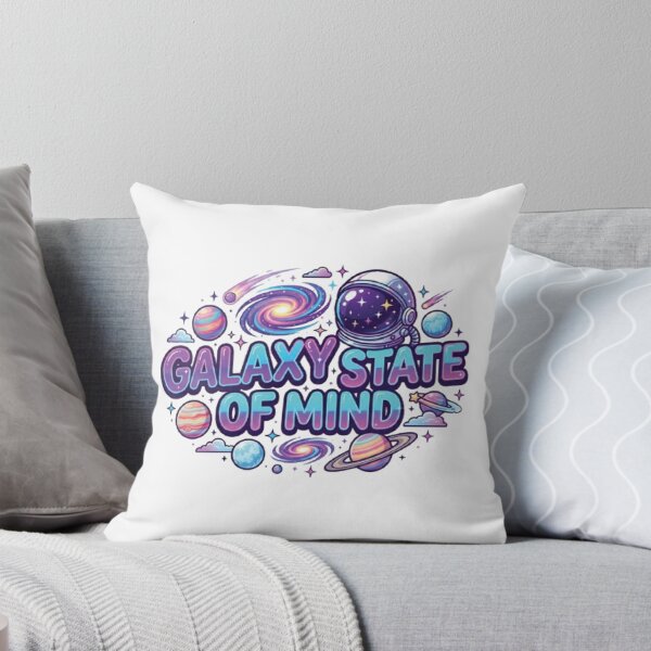 Item preview, Galaxy State Of Mind | Colorful Cosmic Space Typography T-Shirt with Planets & Stars designed and sold by Faisal  Shah.