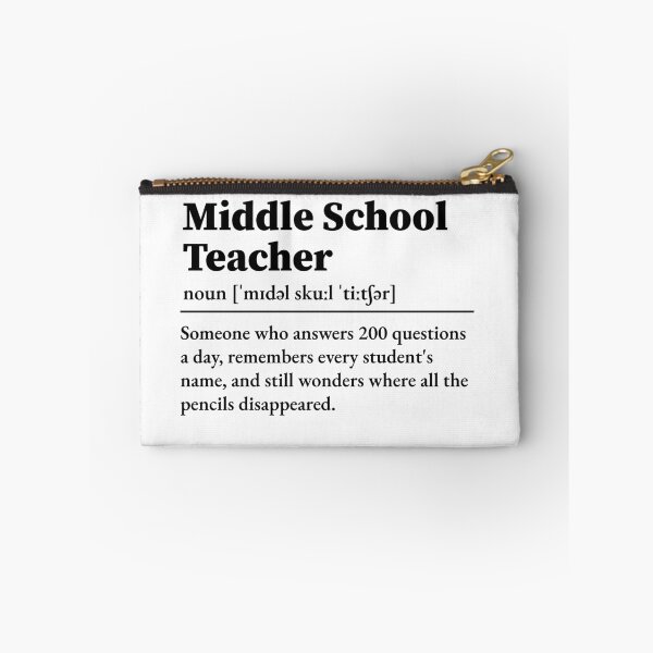 Item preview, Middle School Teacher Definition  designed and sold by LounisArt.