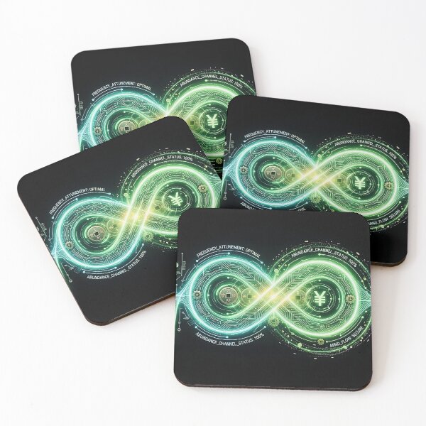 Item preview, Cyberpunk Infinity Wealth Frequency Wave designed and sold by 无限丰富.