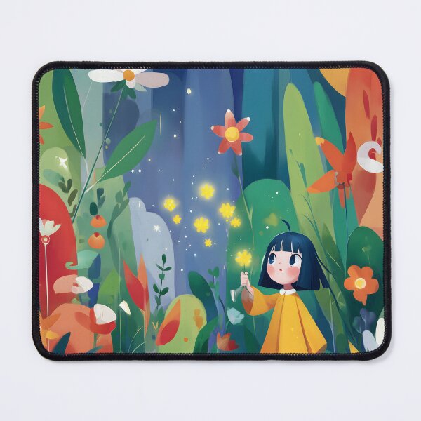 Item preview, Little Girl in Magic Forest designed and sold by AMIDATORA.