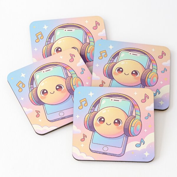 Item preview, Kawaii Music Emoji  designed and sold by unboxedbyJuls.