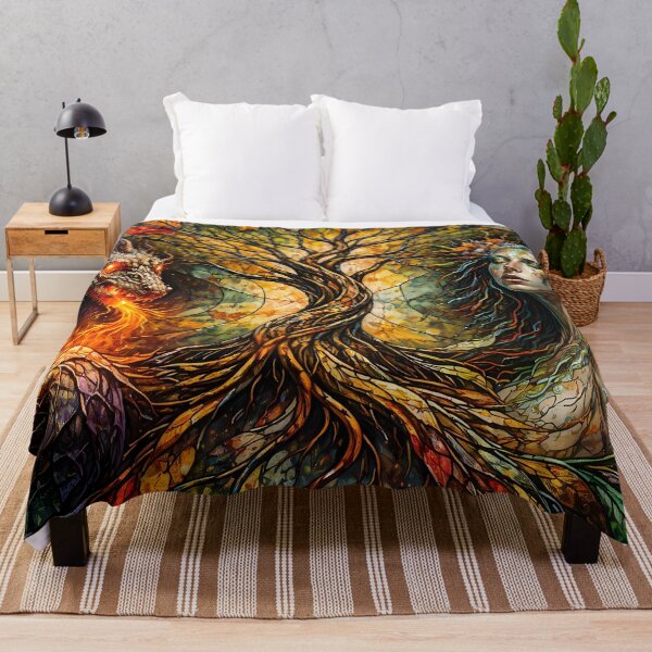 Item preview, Enchanted Forest Dragon and Maiden designed and sold by cuprum.
