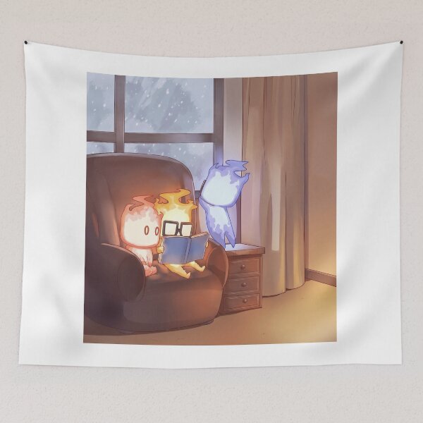 Item preview, Flame Friend Cozy Reading Night designed and sold by Ranaranku-25.