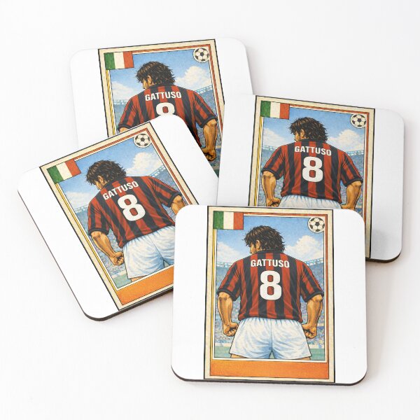 Item preview, Ringhio - Retro Gattuso AC Milan shirt. designed and sold by Tony Panini Retro.
