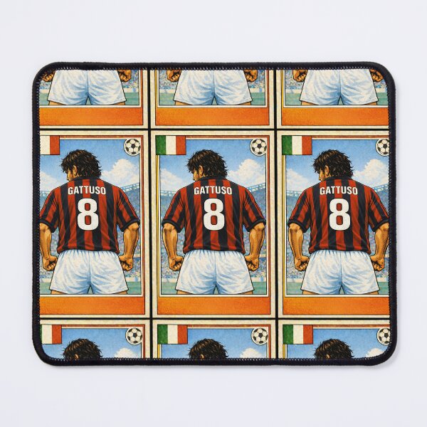 Item preview, Ringhio - Retro Gattuso AC Milan shirt. designed and sold by Tony Panini Retro.