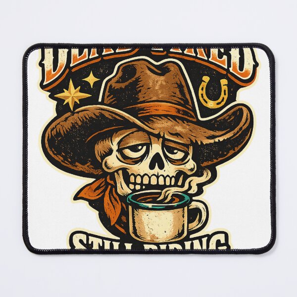Item preview, Dead Tired Still Riding Cowboy Skeleton designed and sold by Lobory.