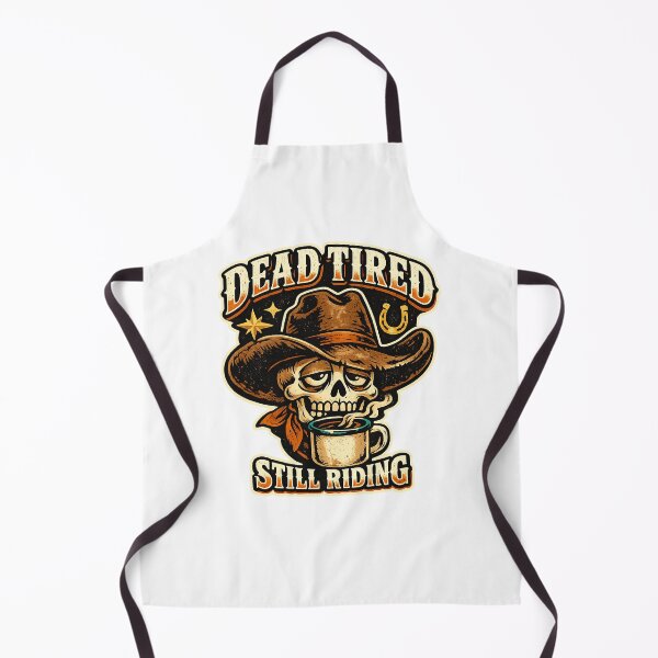 Item preview, Dead Tired Still Riding Cowboy Skeleton designed and sold by Lobory.