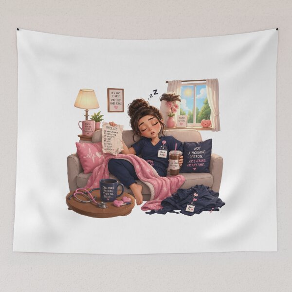 Item preview, "Planned My Day Off, Slept Through It"  Funny Nurse Quote, Exhausted Nurse Gift, Night Shift Humor designed and sold by Nurse Craft Studio.