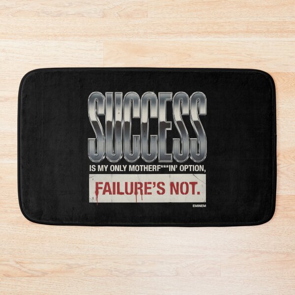 Item preview, Success Is My Only Option - Eminem 3D Chrome Red Stencil designed and sold by Enea Kelo.