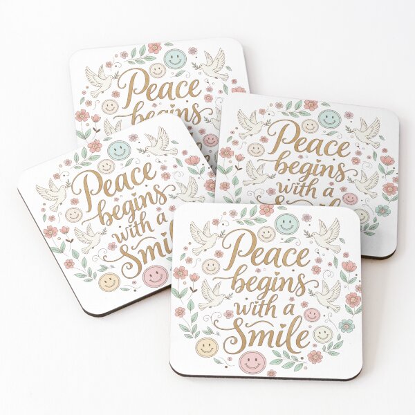 Item preview, Peace begins with a smile designed and sold by AnonimusDesigns.