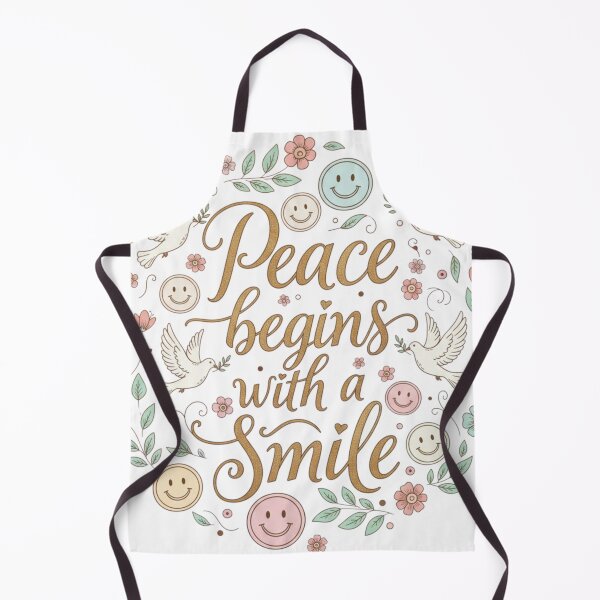 Item preview, Peace begins with a smile designed and sold by AnonimusDesigns.