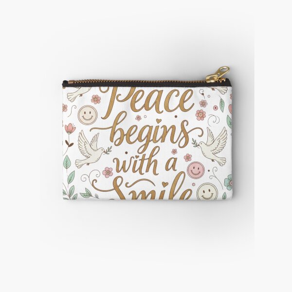 Item preview, Peace begins with a smile designed and sold by AnonimusDesigns.