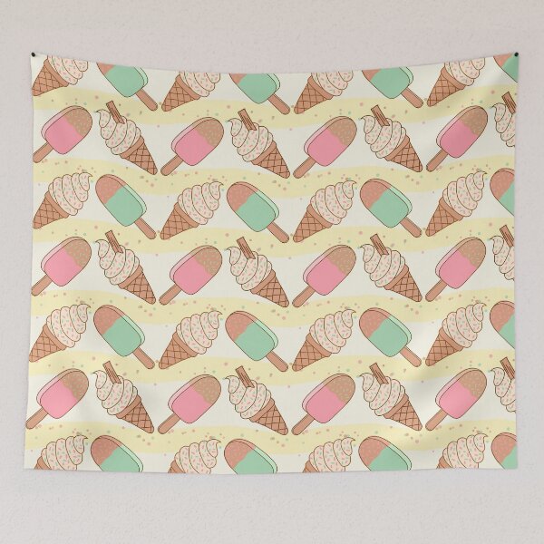 Item preview, Summer sorbet dreams of popsicles and ice creams designed and sold by OhNoNotAgain42.